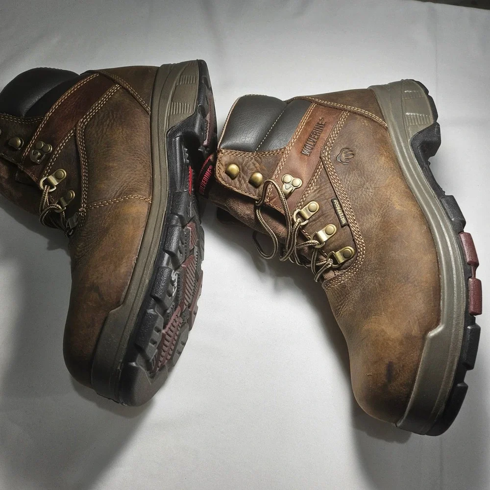Wolverine I-90 EPX Carbon Fiber Toe Waterproof Work Boots Brown W10314 Mens 10.5